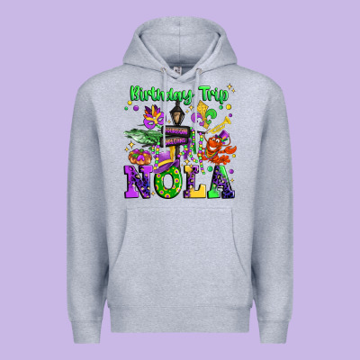 Birthday Trip Nola Premium Hoodie Designed By Jahusdesignshop