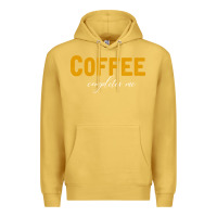 Antique Gold Coffee Completes Me Premium Hoodie - Bettercallsaul