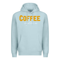 Blue Mist Coffee Completes Me Premium Hoodie - Bettercallsaul