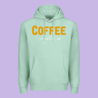 Coffee Completes Me Premium Hoodie Designed By Bettercallsaul