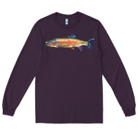 Plum Rainbow Trout Long Sleeve Tee - LillyAllenDesigns