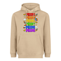 Mushroom rainbow pride celebration Heavyweight Hoodie - LillyAllenDesigns
