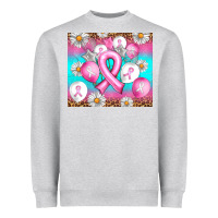 Heather Grey Breast cancer balloon Heavyweight Sweatshirt - Artiststas