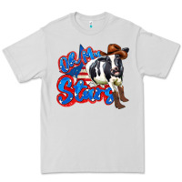 Dove Grey oh my stars cow Premium Tee - Zillion Design Studio