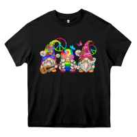 Black hippie gnomes Heavy Core Tee - Zillion Design Studio