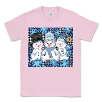 Bubblegum Pink snowman tumbler Classic Tee - AdoDesignShop