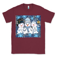 Burgundy snowman tumbler Classic Tee - AdoDesignShop