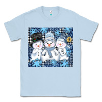 Dusty Blue snowman tumbler Classic Tee - AdoDesignShop