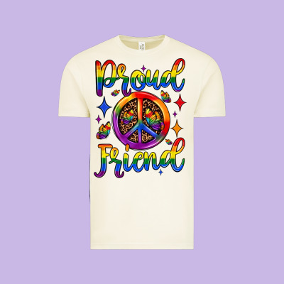 Proud Friend Vintage Tee Designed By Jahusdesignshop