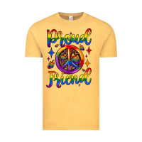 Vintage Mustard proud friend Vintage Tee - JahusDesignShop