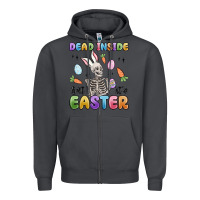 Smoke dead inside but it's easter Zipper Hoodie - MaliasSmallBusiness