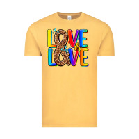 Vintage Mustard pride lgbtqi love is love Vintage Tee - AdoDesignShop
