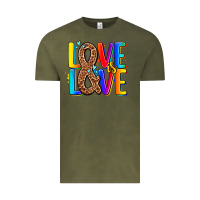Vintage Olive pride lgbtqi love is love Vintage Tee - AdoDesignShop