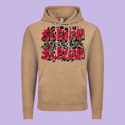 Sleigh Girl Sleigh Vintage Hoodie Designed By Fadigitalartstudio