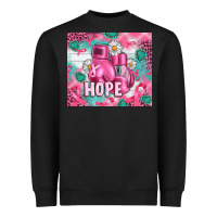Black Breast Cancer Boxing Gloves Heavyweight Sweatshirt - Artiststas