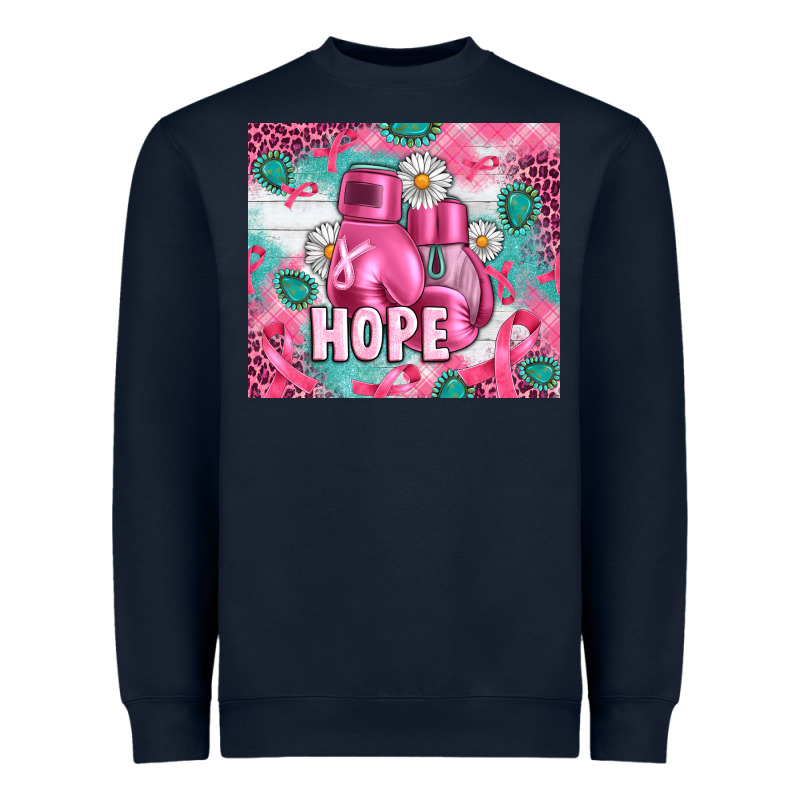 Breast Cancer Boxing Gloves Heavyweight Sweatshirt by Artiststas | Teevron
