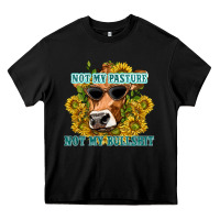 Black not my pasture not my bullshit Heavy Core Tee - texasbilliewilder