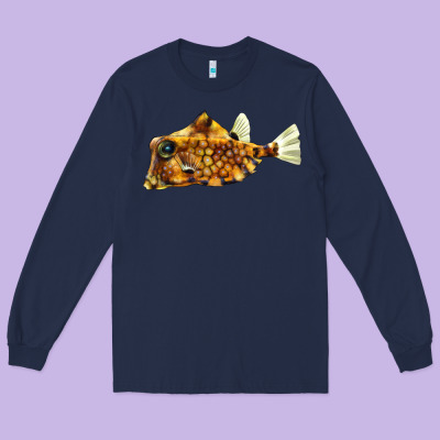 Humpback Turretfish Long Sleeve Tee Designed By Lillyallendesigns