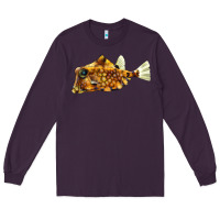 Plum humpback turretfish Long Sleeve Tee - LillyAllenDesigns