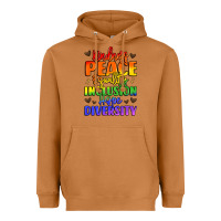Meerkat inspirational words in rainbow colors Heavyweight Hoodie - LillyAllenDesigns