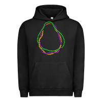 Pigment Black mardi gras beads Urban Hoodie - CowGirlArtShop