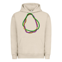 Pigment French Oak mardi gras beads Urban Hoodie - CowGirlArtShop