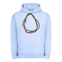 Pigment Grape Ice mardi gras beads Urban Hoodie - CowGirlArtShop
