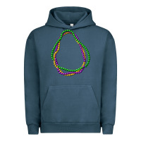 Pigment Midnight Navy mardi gras beads Urban Hoodie - CowGirlArtShop