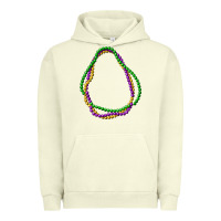 Pigment Pistachio mardi gras beads Urban Hoodie - CowGirlArtShop