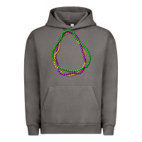 Pigment Tornado mardi gras beads Urban Hoodie - CowGirlArtShop