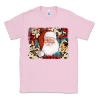 Bubblegum Pink cowhide santa cookie socks background Classic Tee - AdoDesignShop