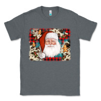 Charcoal Heather cowhide santa cookie socks background Classic Tee - AdoDesignShop