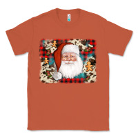 Copper cowhide santa cookie socks background Classic Tee - AdoDesignShop