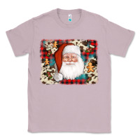 Lilac cowhide santa cookie socks background Classic Tee - AdoDesignShop