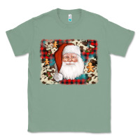 Sage cowhide santa cookie socks background Classic Tee - AdoDesignShop