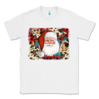 White cowhide santa cookie socks background Classic Tee - AdoDesignShop