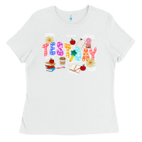 White test day Ladies Tee - JahusDesignShop