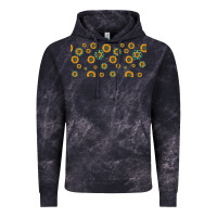 Cloud Black sunflowers and turquoise 16oz libbey glass Vintage Hoodie - HRA Design Shop