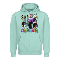 Seafoam egg crusher Zipper Hoodie - MaliasSmallBusiness