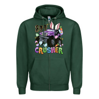 Sports Green egg crusher Zipper Hoodie - MaliasSmallBusiness