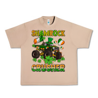 Burro shamrocks crusher monster truck with shamrocks Urban Heavy Tee - AdoDesignShop