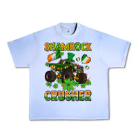 Grape Ice shamrocks crusher monster truck with shamrocks Urban Heavy Tee - AdoDesignShop