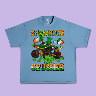 Shamrocks Crusher Monster Truck With Shamrocks Urban Heavy Tee Designed By Adodesignshop
