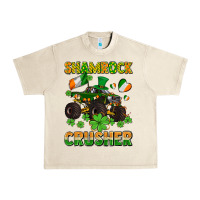 Sandshell shamrocks crusher monster truck with shamrocks Urban Heavy Tee - AdoDesignShop