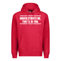 Cardinal Underestimate Me That ll be Fun Premium Hoodie - Bettercallsaul