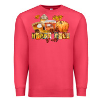 Cardinal happy fall y'all Premium Sweatshirt - LillyAllenDesigns