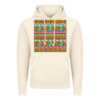 Vintage Artic school teacher seamless pattern Vintage Hoodie - HRA Design Shop
