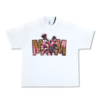 White cheer mom Urban Heavy Tee - Jasminsmagicworld
