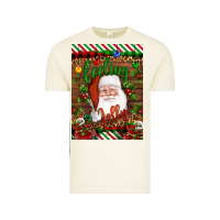 Vintage Arctic Christmas Feeling Jolly Santa Vintage Tee - Artiststas