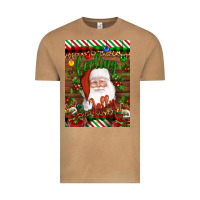 Vintage Camel Christmas Feeling Jolly Santa Vintage Tee - Artiststas